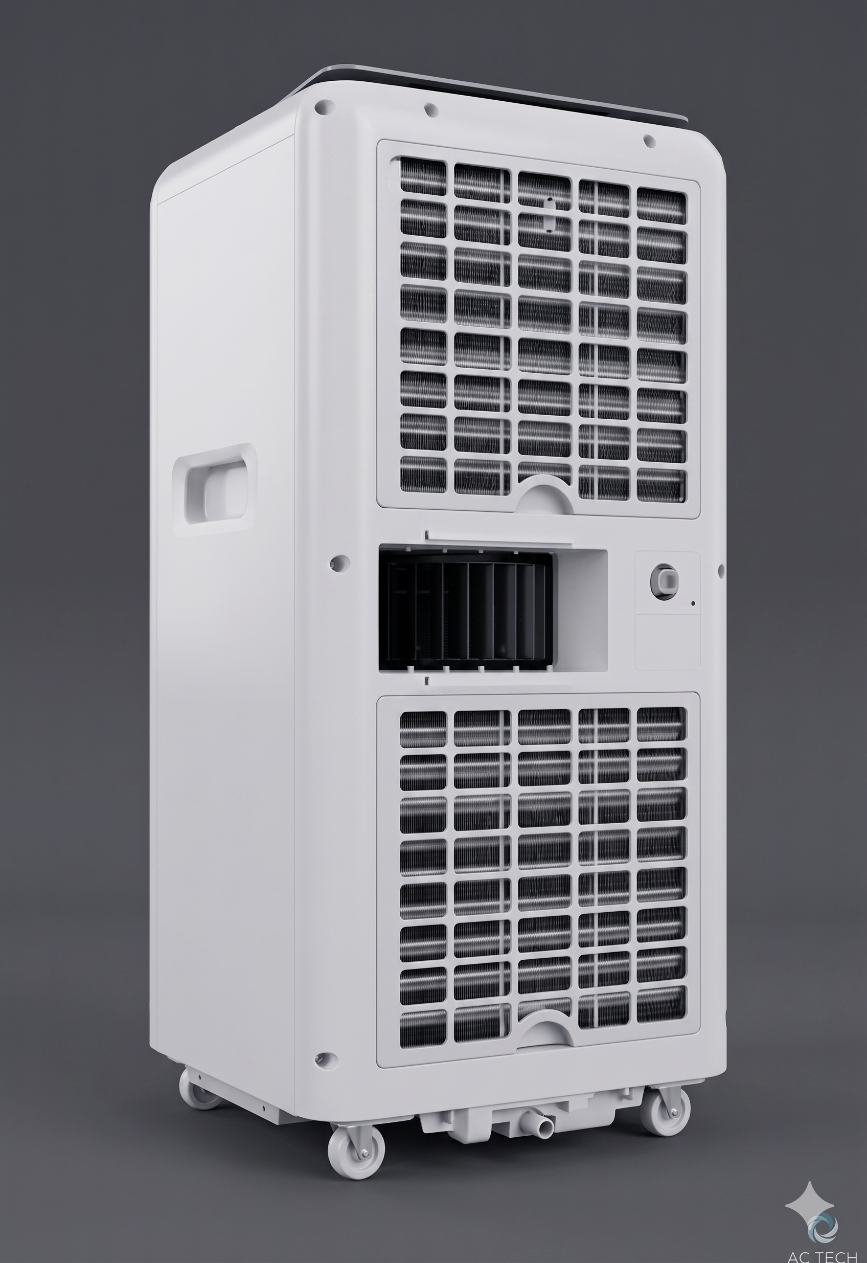Arcticon Cuboid rear panel — exhaust port and air intake grille
