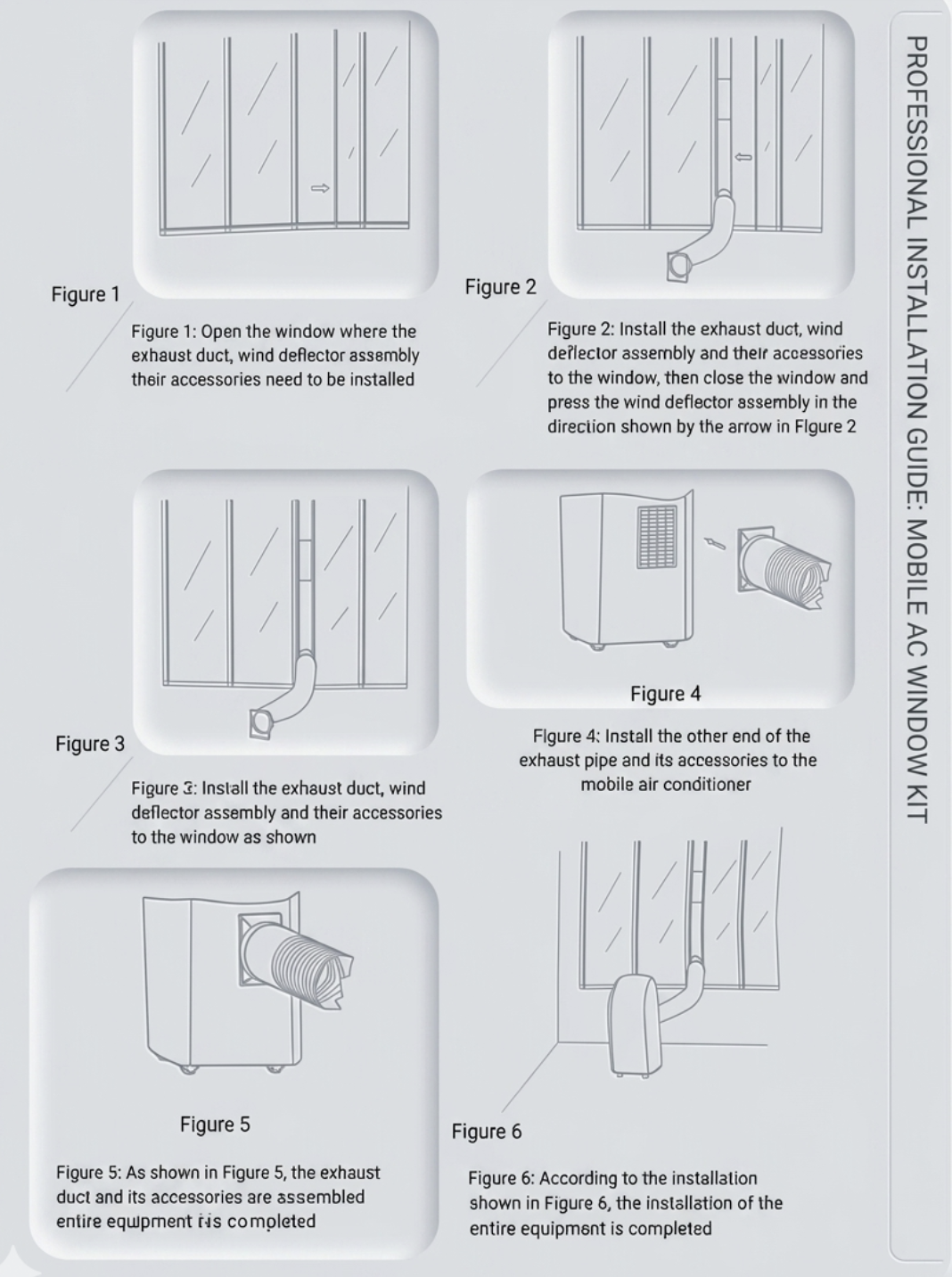 Arcticon portable AC — components and features illustration